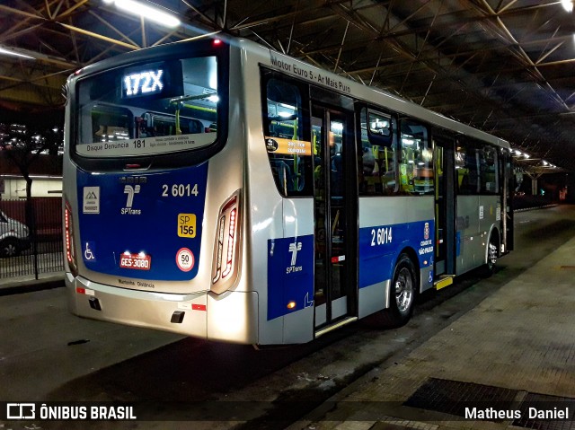 Transcooper > Norte Buss 2 6014 na cidade de São Paulo, São Paulo, Brasil, por Matheus  Daniel. Número da foto: #7468713.