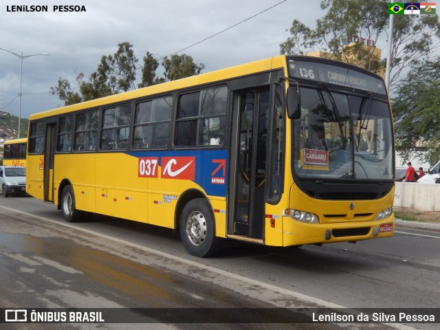Coletivo Transportes 037 na cidade de Caruaru, Pernambuco, Brasil, por Lenilson da Silva Pessoa. Número da foto: #7471465.