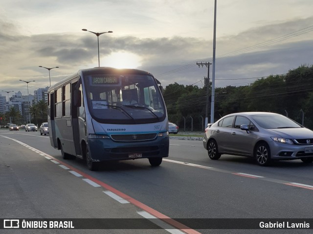 Viação Tabuazeiro 507 na cidade de Vitória, Espírito Santo, Brasil, por Gabriel Lavnis. ID da foto: 7468803.