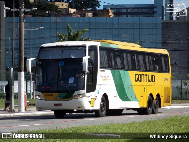 Empresa Gontijo de Transportes 12610 na cidade de Vitória, Espírito Santo, Brasil, por Whitiney Siqueira. ID da foto: 7470198.