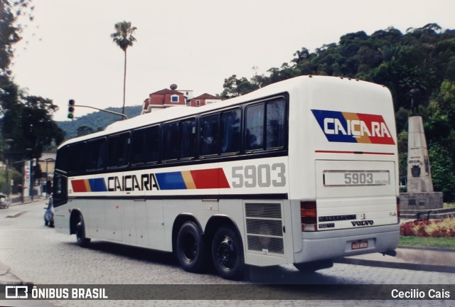 Caiçara Ônibus 5903 na cidade de Petrópolis, Rio de Janeiro, Brasil, por Cecilio Cais. Número da foto: #7469788.