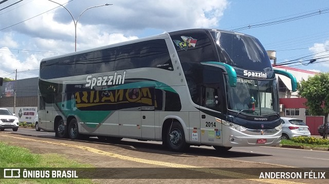 Spazzini Transportes 2014 na cidade de Foz do Iguaçu, Paraná, Brasil, por ANDERSON FÉLIX. ID da foto: 7469862.