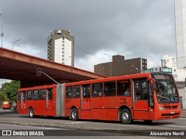 Cristo Rei > CCD Transporte Coletivo > SPE Via Mobilidade S/A DE694 na cidade de Curitiba, Paraná, Brasil, por Alexandre Rodrigo. Número da foto: #7470354.