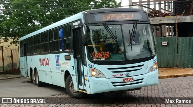 Empresa de Transporte Coletivo Viamão 8211 na cidade de Viamão, Rio Grande do Sul, Brasil, por Max Ramos. ID da foto: 7473042.