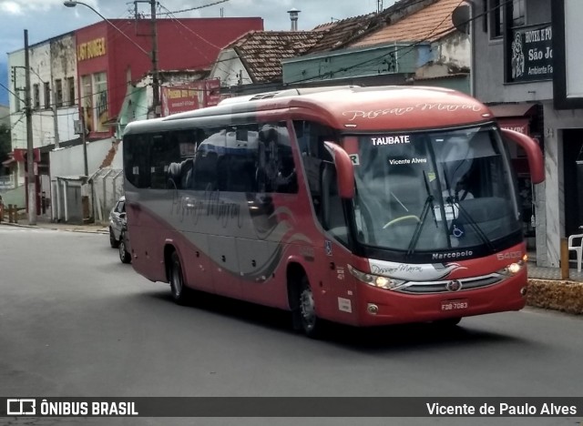 Empresa de Ônibus Pássaro Marron 5403 na cidade de Aparecida, São Paulo, Brasil, por Vicente de Paulo Alves. Número da foto: #7473159.