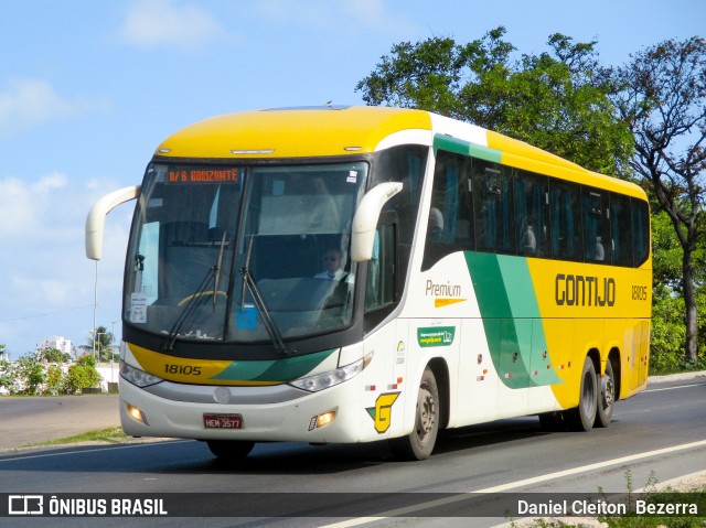 Empresa Gontijo de Transportes 18105 na cidade de Jaboatão dos Guararapes, Pernambuco, Brasil, por Daniel Cleiton  Bezerra. Número da foto: #7472906.