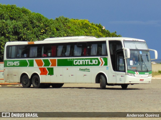 Empresa Gontijo de Transportes 21145 na cidade de Vitória da Conquista, Bahia, Brasil, por Anderson Queiroz. ID da foto: 7473017.