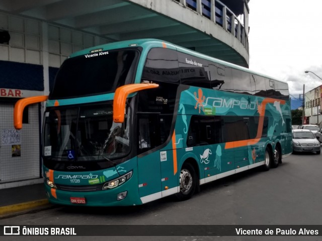Viação Sampaio 11728 na cidade de Aparecida, São Paulo, Brasil, por Vicente de Paulo Alves. Número da foto: #7473296.