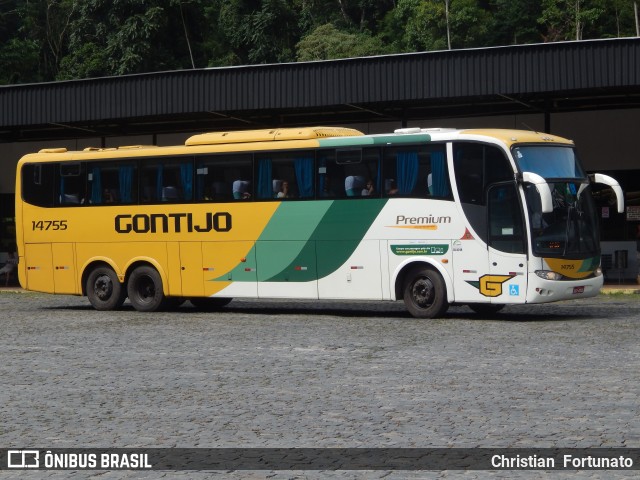 Empresa Gontijo de Transportes 14755 na cidade de Manhuaçu, Minas Gerais, Brasil, por Christian  Fortunato. Número da foto: #7471896.