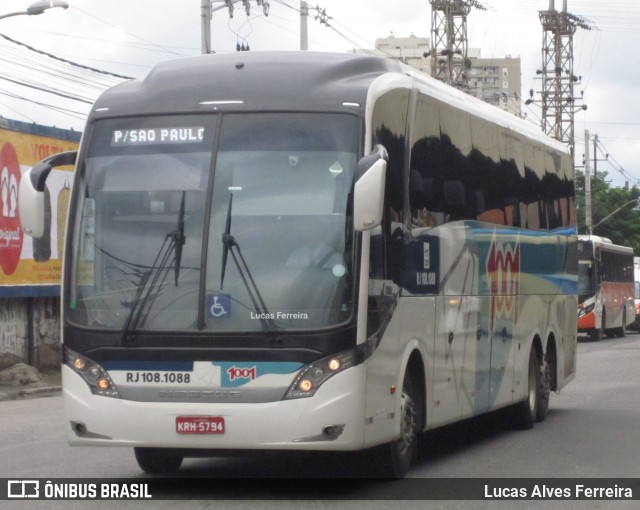 Auto Viação 1001 RJ 108.1088 na cidade de Nova Iguaçu, Rio de Janeiro, Brasil, por Lucas Alves Ferreira. ID da foto: 7472661.