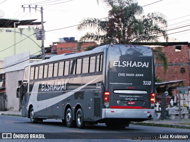 Elshadai Viagens 3110 na cidade de Juiz de Fora, Minas Gerais, Brasil, por Luiz Krolman. ID da foto: 7472016.