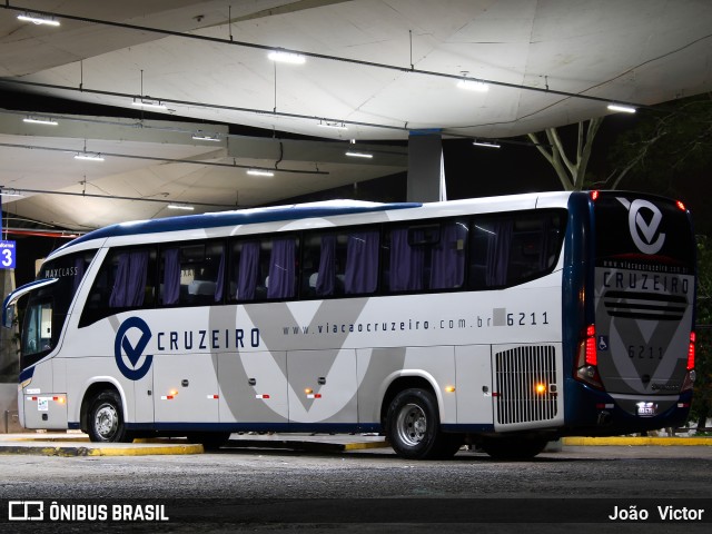 Viação Cruzeiro 6211 na cidade de Teresina, Piauí, Brasil, por João Victor. ID da foto: 7471812.