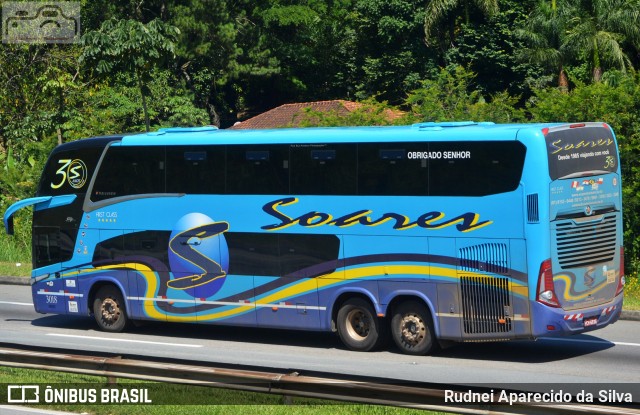 Soares Turismo e Fretamento 3018 na cidade de Santa Isabel, São Paulo, Brasil, por Rudnei Aparecido da Silva. ID da foto: 7475958.