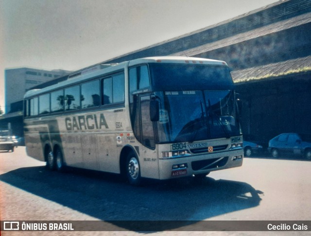 Viação Garcia 6904 na cidade de Rio de Janeiro, Rio de Janeiro, Brasil, por Cecilio Cais. Número da foto: #7475604.