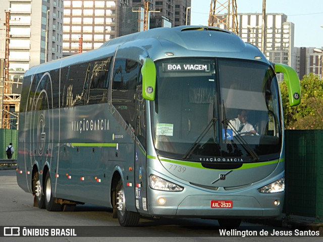 Viação Garcia 7739 na cidade de São Paulo, São Paulo, Brasil, por Wellington de Jesus Santos. Número da foto: #7477394.