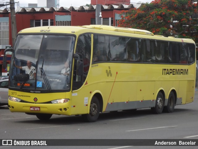 Viação Itapemirim 5075 na cidade de Feira de Santana, Bahia, Brasil, por Anderson  Bacelar. ID da foto: 7476988.