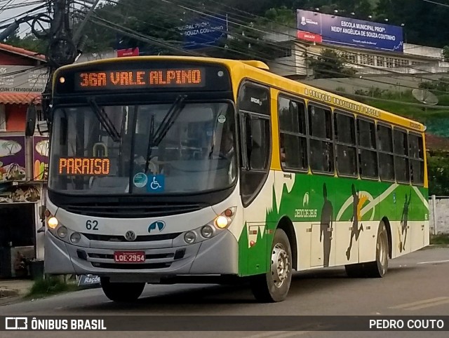 Viação Dedo de Deus 62 na cidade de Teresópolis, Rio de Janeiro, Brasil, por PEDRO COUTO. ID da foto: 7476841.