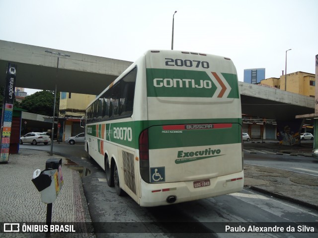 Empresa Gontijo de Transportes 20070 na cidade de Belo Horizonte, Minas Gerais, Brasil, por Paulo Alexandre da Silva. ID da foto: 7476660.