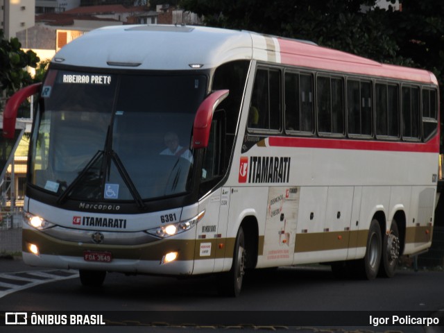 Expresso Itamarati 6381 na cidade de Ribeirão Preto, São Paulo, Brasil, por Igor Policarpo. ID da foto: 7476720.