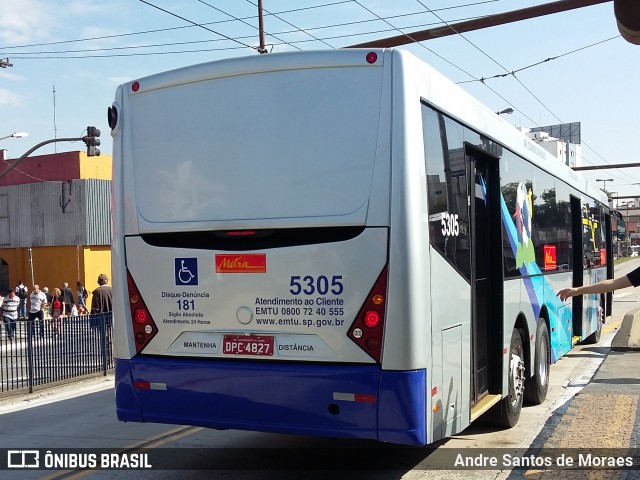Metra - Sistema Metropolitano de Transporte 5305 na cidade de São Paulo, São Paulo, Brasil, por Andre Santos de Moraes. Número da foto: #7476884.