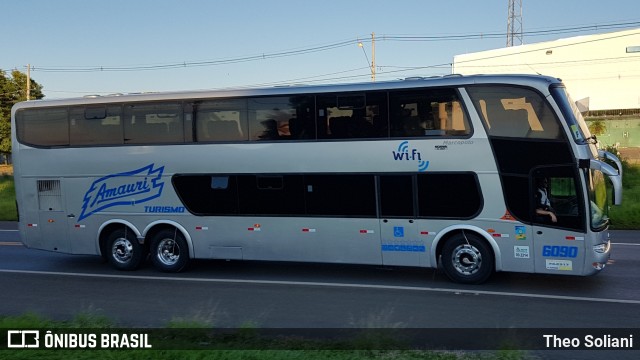 Amauri Turismo 6090 na cidade de Penápolis, São Paulo, Brasil, por Theo Soliani. Número da foto: #7476844.