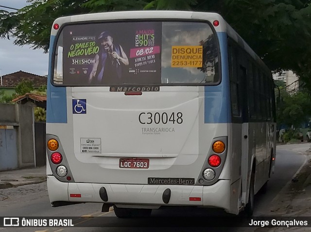 Transportes Futuro C30048 na cidade de Rio de Janeiro, Rio de Janeiro, Brasil, por Jorge Gonçalves. Número da foto: #7475649.
