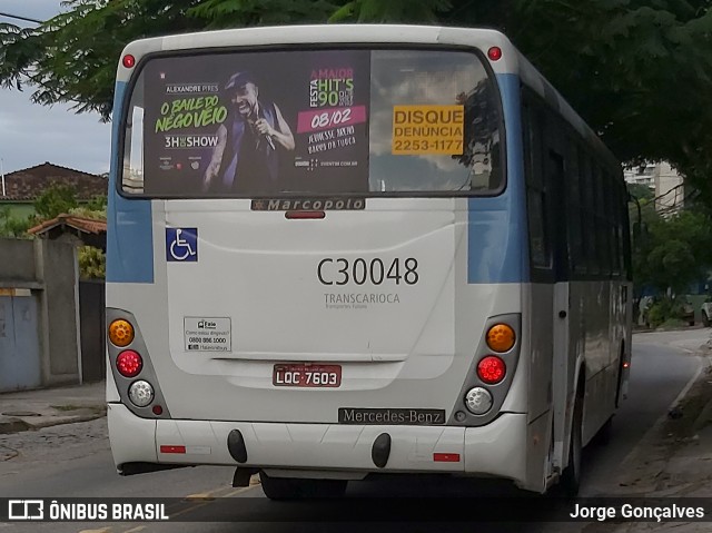 Transportes Futuro C30048 na cidade de Rio de Janeiro, Rio de Janeiro, Brasil, por Jorge Gonçalves. ID da foto: 7475649.