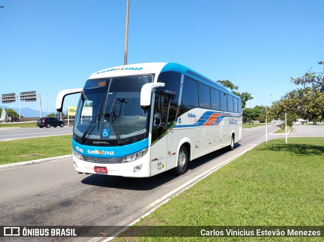 VUSC - Viação União Santa Cruz 4040 na cidade de Florianópolis, Santa Catarina, Brasil, por Carlos Vinicius Estevão Menezes. ID da foto: 7477691.