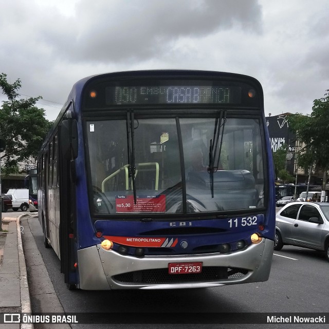 Viação Pirajuçara 11.532 na cidade de São Paulo, São Paulo, Brasil, por Michel Nowacki. Número da foto: #7390651.
