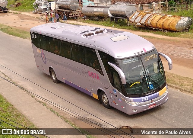 Rota Transportes Rodoviários 7745 na cidade de Itapetinga, Bahia, Brasil, por Vicente de Paulo Alves. Número da foto: #7390632.