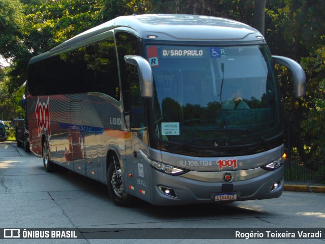 Auto Viação 1001 RJ 108.1104 na cidade de São Paulo, São Paulo, Brasil, por Rogério Teixeira Varadi. ID da foto: 7389833.