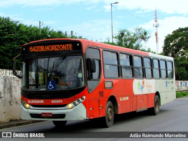 Saritur - Santa Rita Transporte Urbano e Rodoviário 90201 na cidade de Belo Horizonte, Minas Gerais, Brasil, por Adão Raimundo Marcelino. Número da foto: #7390690.