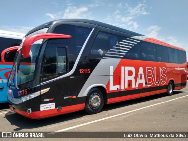 Lirabus 12115 na cidade de Olímpia, São Paulo, Brasil, por Luiz Otavio Matheus da Silva. Número da foto: #7389909.
