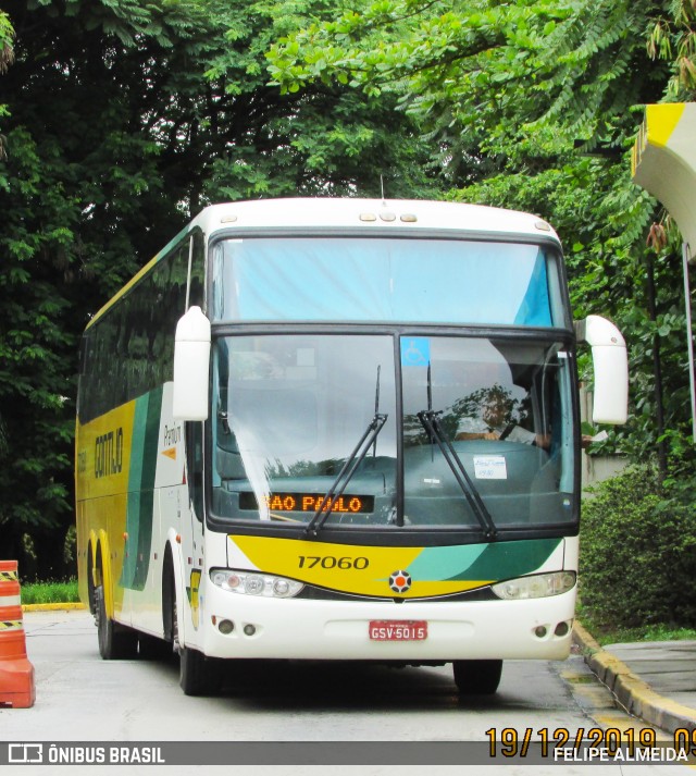 Empresa Gontijo de Transportes 17060 na cidade de São Paulo, São Paulo, Brasil, por FELIPE ALMEIDA. ID da foto: 7388202.