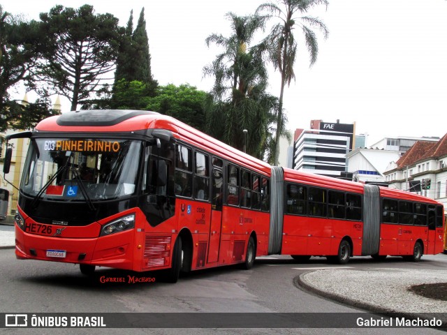 Auto Viação Redentor HE726 na cidade de Curitiba, Paraná, Brasil, por Gabriel Machado. ID da foto: 7390704.