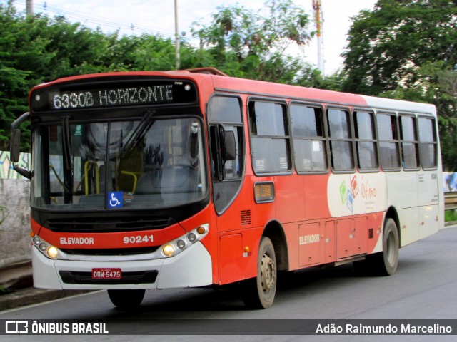 Saritur - Santa Rita Transporte Urbano e Rodoviário 90241 na cidade de Belo Horizonte, Minas Gerais, Brasil, por Adão Raimundo Marcelino. ID da foto: 7390697.