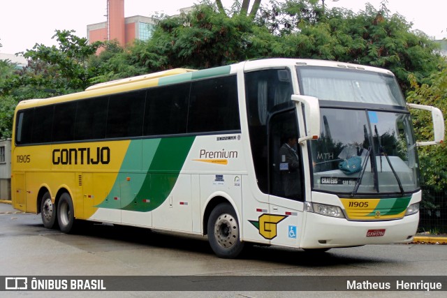 Empresa Gontijo de Transportes 11905 na cidade de São Paulo, São Paulo, Brasil, por Matheus Henrique. ID da foto: 7390763.