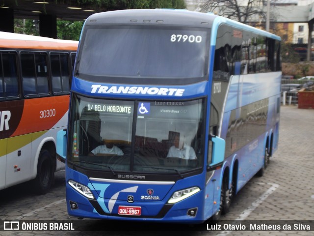 Transnorte - Transporte e Turismo Norte de Minas 87900 na cidade de Belo Horizonte, Minas Gerais, Brasil, por Luiz Otavio Matheus da Silva. ID da foto: 7389919.