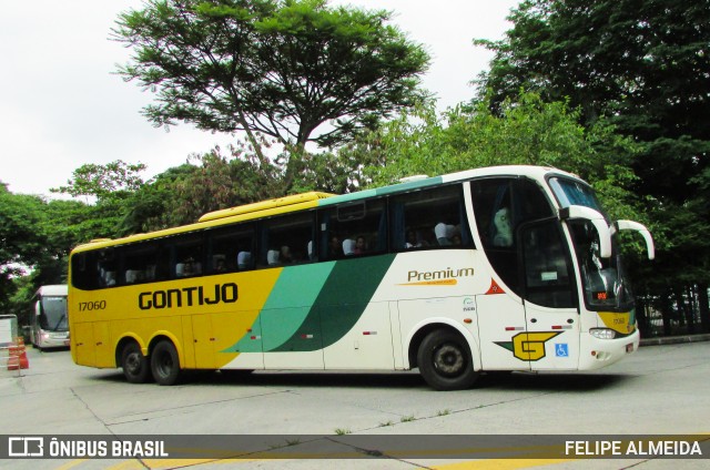 Empresa Gontijo de Transportes 17060 na cidade de São Paulo, São Paulo, Brasil, por FELIPE ALMEIDA. ID da foto: 7388217.