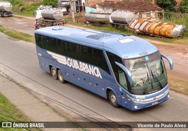 Viação Águia Branca 24250 na cidade de Itapetinga, Bahia, Brasil, por Vicente de Paulo Alves. Número da foto: #7389030.