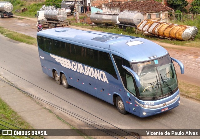 Viação Águia Branca 24250 na cidade de Itapetinga, Bahia, Brasil, por Vicente de Paulo Alves. ID da foto: 7389030.