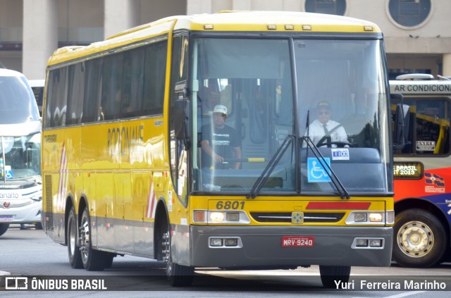 Viação Itapemirim 6801 na cidade de São Paulo, São Paulo, Brasil, por Yuri Ferreira Marinho. ID da foto: 7388780.