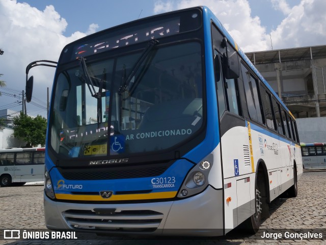 Transportes Futuro C30123 na cidade de Rio de Janeiro, Rio de Janeiro, Brasil, por Jorge Gonçalves. ID da foto: 7388665.