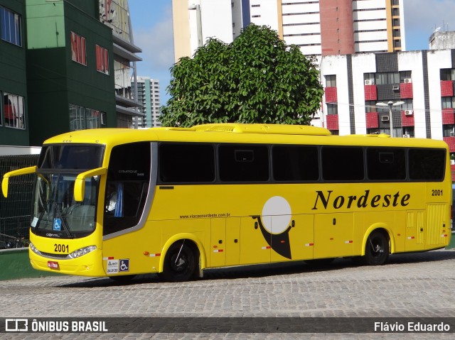 Viação Nordeste 2001 na cidade de Fortaleza, Ceará, Brasil, por Flávio Eduardo. Número da foto: #7390111.