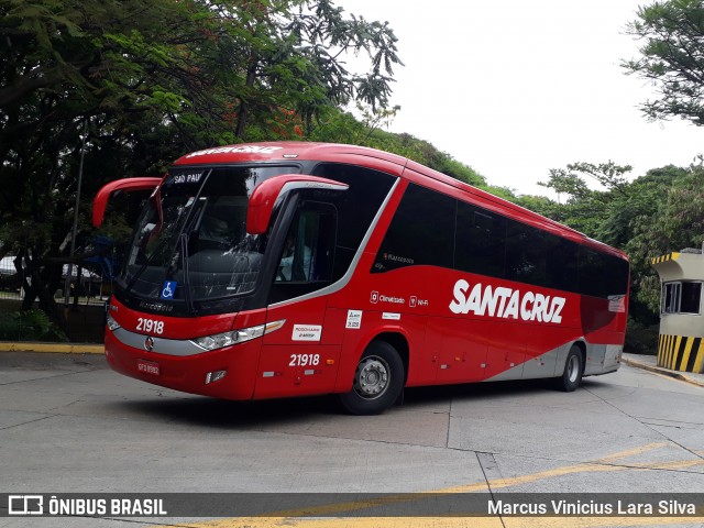 Viação Santa Cruz 21918 na cidade de São Paulo, São Paulo, Brasil, por Marcus Vinicius Lara Silva. ID da foto: 7390750.