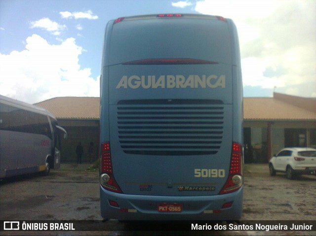 Viação Águia Branca 50190 na cidade de Riachão do Jacuípe, Bahia, Brasil, por Mario dos Santos Nogueira Junior. Número da foto: #7388253.