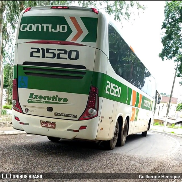 Empresa Gontijo de Transportes 21520 na cidade de Cuiabá, Mato Grosso, Brasil, por Guilherme Henrique. Número da foto: #7480055.
