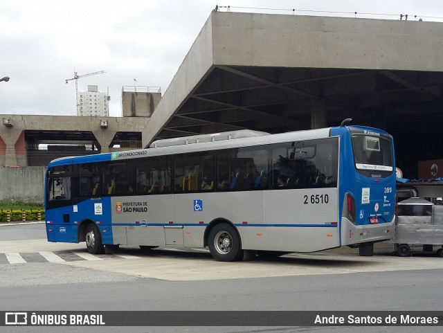 Transcooper > Norte Buss 2 6510 na cidade de São Paulo, São Paulo, Brasil, por Andre Santos de Moraes. Número da foto: #7477932.