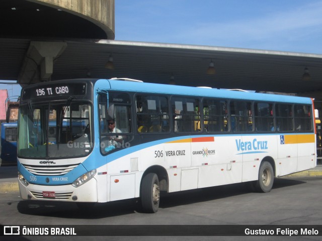 Expresso Vera Cruz 506 na cidade de Cabo de Santo Agostinho, Pernambuco, Brasil, por Gustavo Felipe Melo. ID da foto: 7479336.