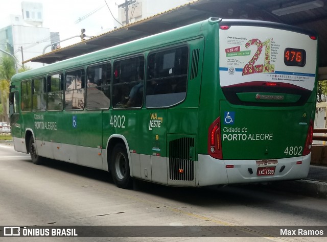 Auto Viação Presidente Vargas 4802 na cidade de Porto Alegre, Rio Grande do Sul, Brasil, por Max Ramos. ID da foto: 7478711.